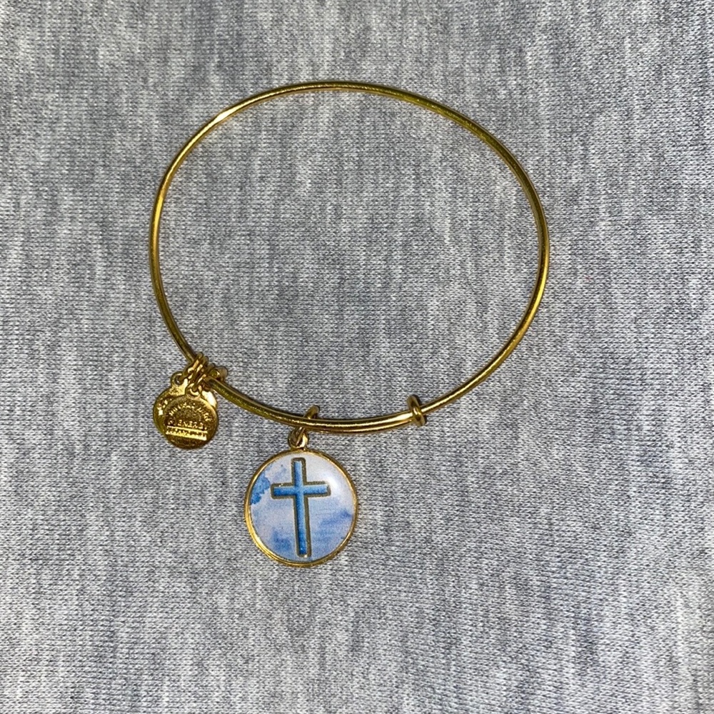 Alex & Ani cross bracelet